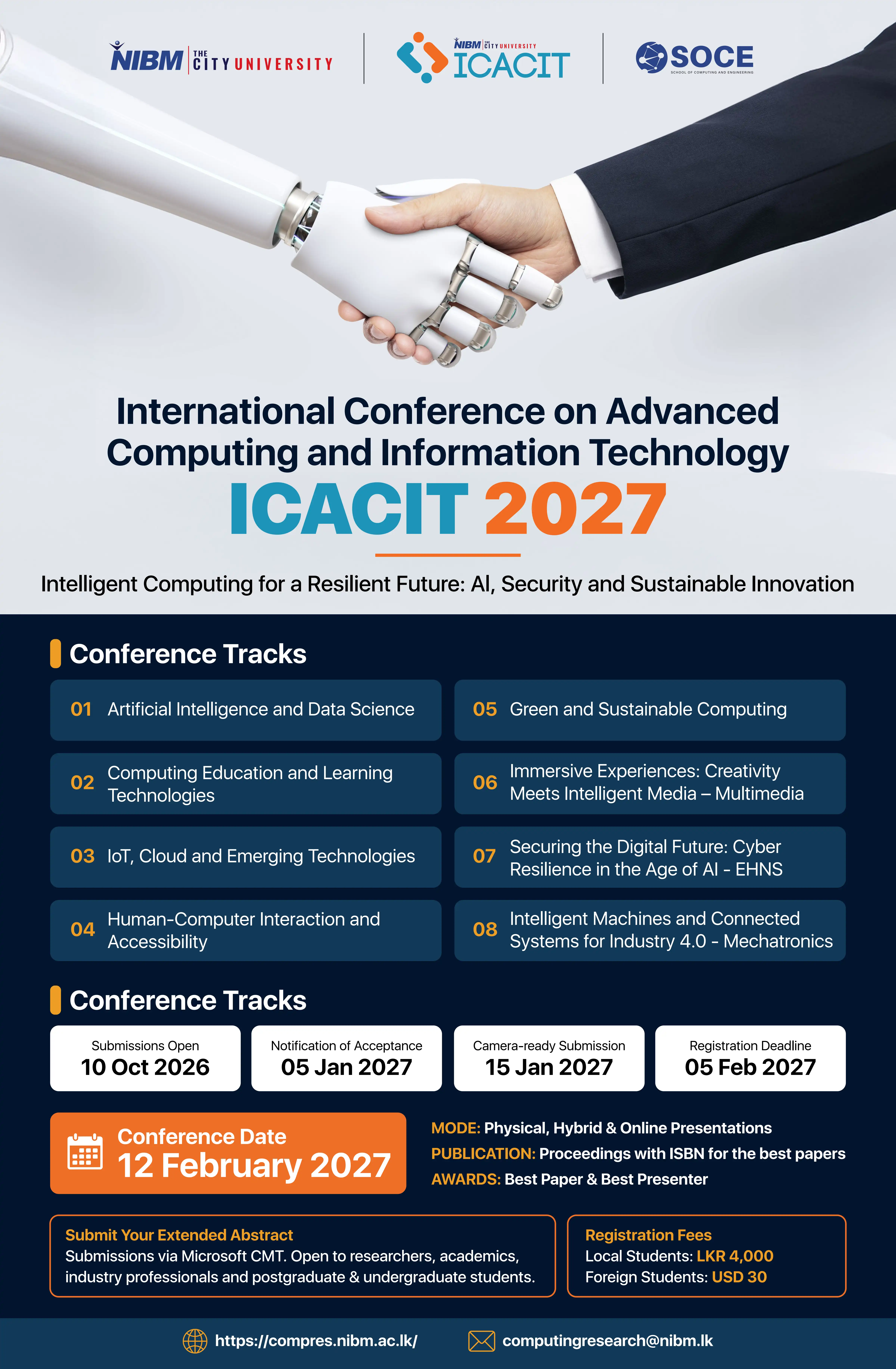 ICACIT 2027 Conference Flyer